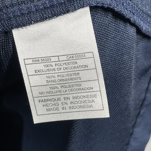 Nike Georgetown Jacket Mens Large Blue Pullover Team Half Zip Windbreaker - Picture 6 of 11